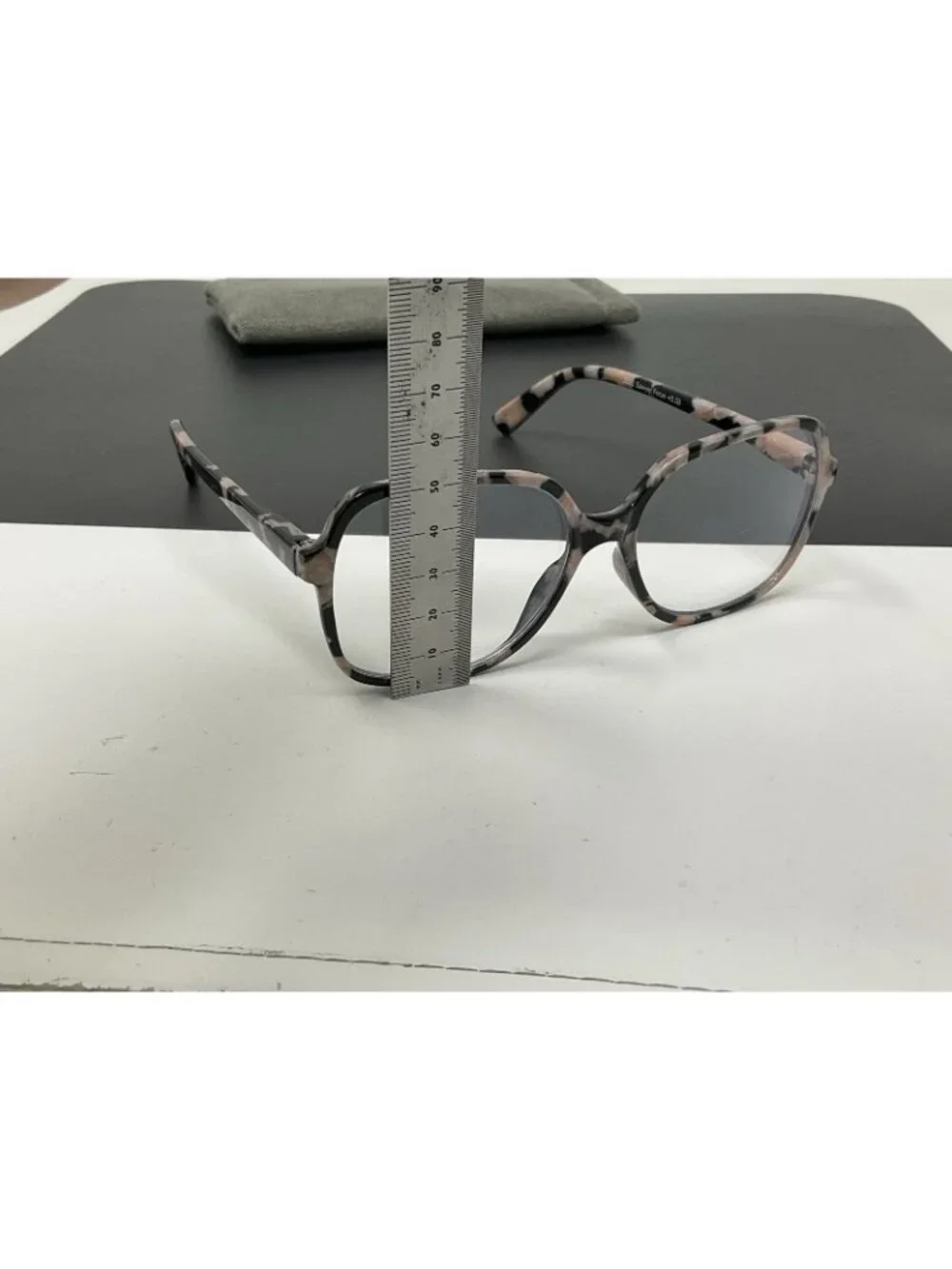Peepers Sawyer Focus 3001 Reading Glasses Pink  Tortoiseshell Square Big +0.00